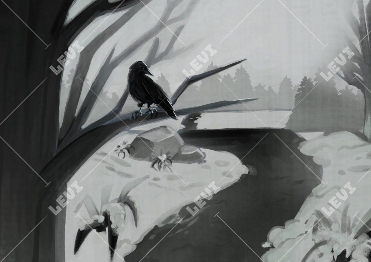 Painting made for a roblox horror game
